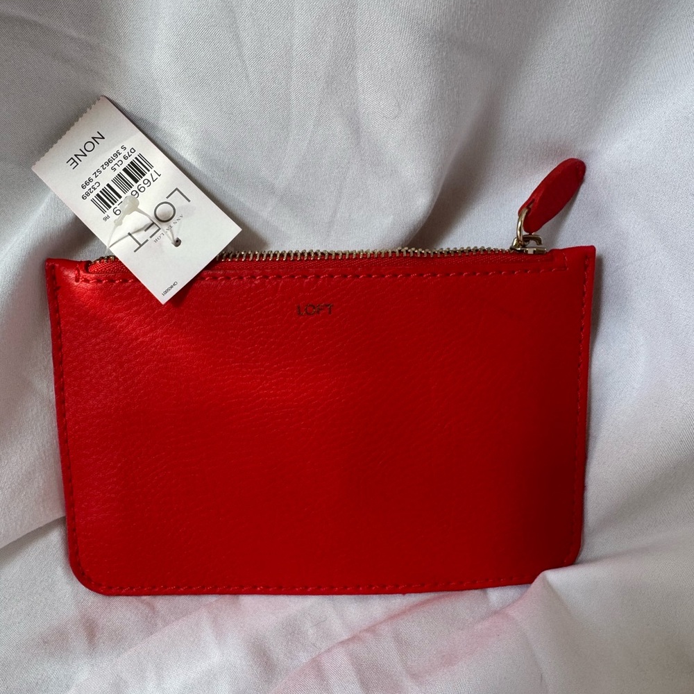 LOFT Bold Red Clutch